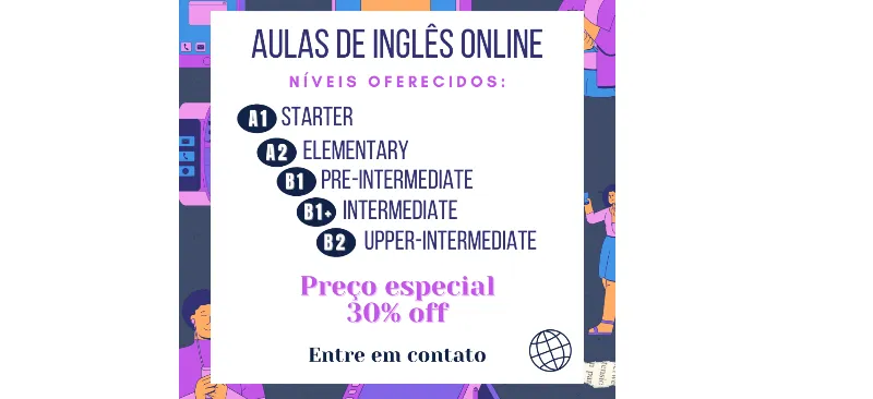 Curso de Inglês Online, 12 Aulas Grátis