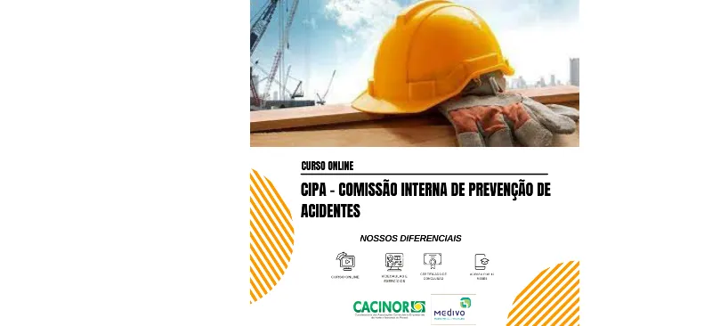 CURSO ONLINE DE CIPA - COMISSÃO INTERNA DE PREVENÇÃO DE ACIDENTES